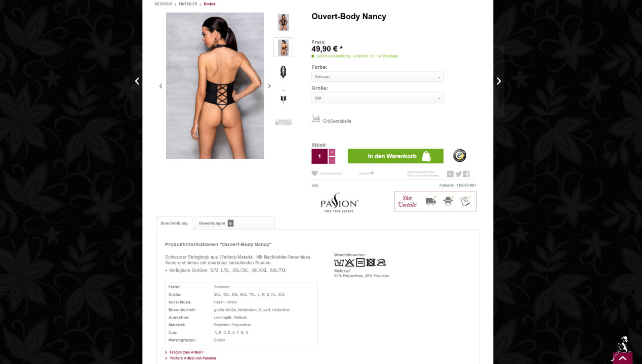 Andalous Dessous Screenshot Body Nancy